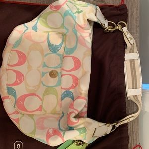 Vintage coach shoulder bag